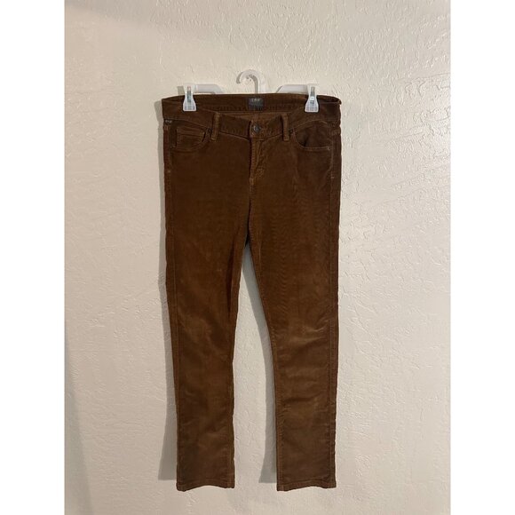 Citizens of humanity Low Rise Straight Leg Corduroy Jeans - Picture 1 of 14